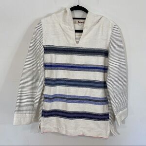 LemLem Striped Cotton Hoodie Small
